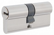 Картинка Механизм цилиндровый БУЛАТ МЦ F 80(40*40)(6 пин.) никель 5 перф.кл.